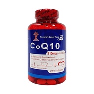 Qunol CoQ10 210mg Softgels, Qunol Ultra CoQ10 210mg, Antioxidant for Heart Health & Energy Productio