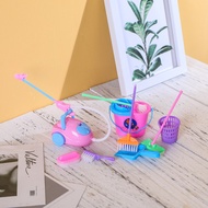 toys for girls educational toys for kids 9 Piece Doll Cleaning Tool Set, 9pcs Children's Toys Play H