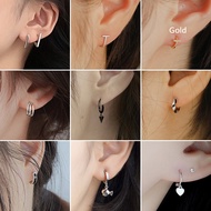 925 sterling silver hoop earrings fashion simple woman student jewelry gift