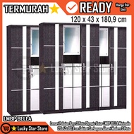 GANTUNGAN [Cargo] Olympic Gstar LMBP BELLA 3-Door Wooden Wardrobe Wadrobe Clothes 120x43x180.9 cm Mi