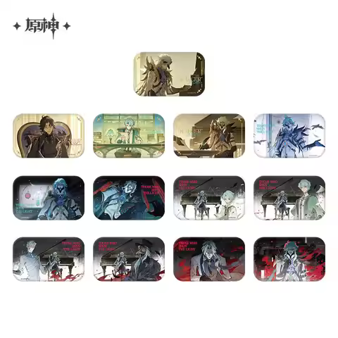 Dottore Pantalone Genuine MiHoYo Official Genshin Impact Series Badge Blind Box Cosplay Accessories