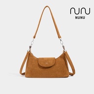 NUNU Ally Suede Bag - Women Fashion Crossbody & Shoulder Bag PU Leather Beg Tangan Wanita Selempang 