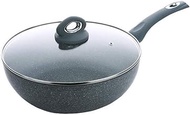 Wok Stir Fry Pan with Tempered Glass Lid, 30 cm, Nonstick Frying Pan Saute Pan Aluminum Alloy Induction Cooker Gas Apply Frying Pan interesting