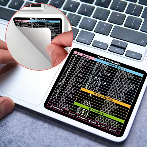 1PC, Mac Shortcut Stickers for MacBook Stickers, Computer Decoration Stickers Computer Shortcut Tips