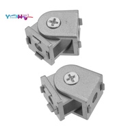2 Pcs Aluminum Alloy Pivot Joint for Aluminum Extrusion Profile 2020 Series Flexible Pivot Joint 202
