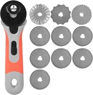 YolieraArt A i v v i n 45mm Rotary Fabric Cutter, Professional Craft Cutting Tool with 10 Replaceabl