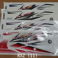 YAMAHA RXZ CATALYZER BODY STICKER (11) - DECAL MOTORCYCLE RXZ