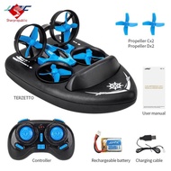Sharprepublic JJRC H36F RC Drone Boat Car 4CH Water/Ground/Air Mode Toy Gift Vehicle