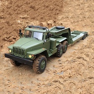 QIYHBVR RC Military Truck, 1:16 Scale 6WD Remote Control Car, 2.4GHz Army Cars All Terrain Off-Road 