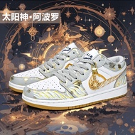 Apollo, the Sun God AJ1Low-top sneakers for teenagers High-quality cold-adhesive men's mesh sports r