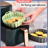 redbuild|  Air Fryers Pan Non-Stick Food Grade Uniform Heating Air Fryers Silicone Pot Liner Kitchen Supplies