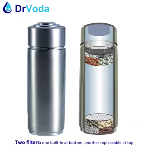 pH 9.5 304 stainless Nano Energy Portable Alkaline Water Bottle Flask Anti-oxidant ORP alkaline Wate
