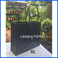 ▤ ☑ ❏ LIKHANG KAMAY Plastic Bayong Bag XL Modern Plastic Bayong Bag souvenir giveaways handmade