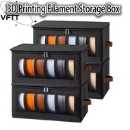 VFTT Filament Storage Containers, Dustproof Visible  Printing Filament Storage Box, Can Hold 6 Rolls