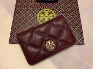 Tory Burch全新現貨Willa medium wallet中銀包（棗紅色）