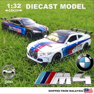 1:32 BMW M4 Competition Sports Car Safety Car Model Diecast Toy Car