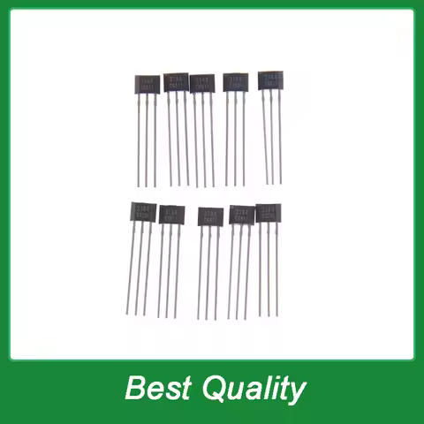 10Pcs AH3144E OH3144 3144 Hall Effect Sensor Magnetic Detector
