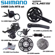 Shimano Cues U4000 Groupset 2x9 Speed MTB Mountain Bike U4000 Crankset RD Shifter LG300 Cassette BB 
