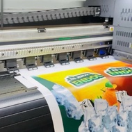 Print HI-RES STICKERS size 30x40 cm graphtac material + glossy/dof/seg lamination