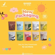 [FREE SPATULA HAIR TIE] BPOM 50gr Organic Face Mask By Lea Gloria 50gr Lea Gloria Mask/ 50 Grams Lea