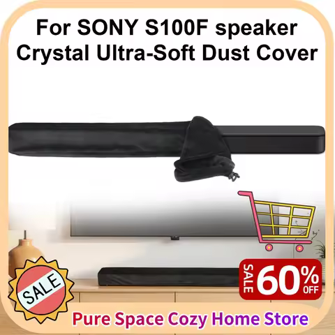 Soft Protective Fleece Cover for HT-S100F Soundbar Protective Cover with Drawstring Strap Scratch-Re