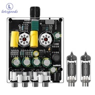 แอมพลิฟายเออร์ Preamplifier หลอด6K4 DC12V 16V เสียง Pre Amp ตัวเลือกอินพุตหลายตัวเลือกสัญญาณเสียงสำห