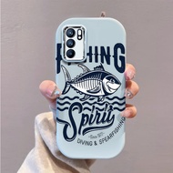 OPPO Reno 3 4 4f 5 6 7 7z 8 8T 8Z 4G 5G NEO9 latest cellphone casing Team Pattern Fishing kesing hp 