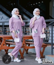 DELIA SET KAOS OVAL JUMBO STANDAR ( GAMBAR RANDOM )