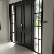 Pesanan 2 Daun pintu kayu kamper + Finishing Duco