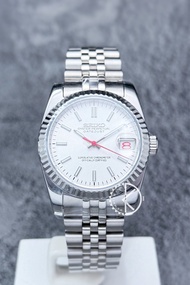 【定制】Seiko Mod Automatic Watch 36mm 狗牙圈銀白面 精工改裝自動機械錶