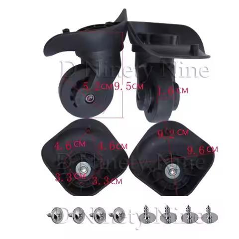 A23 Mute Wheel Suitcase Luggage Wheel Trolley Case Wheel Repair Universal Travel Suitcase Accessorie