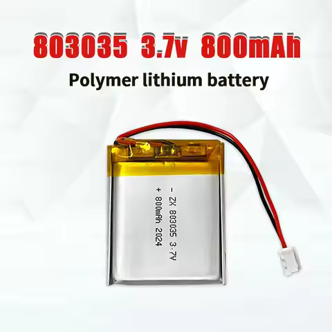 1-10pcs 3.7V 800mAh Battery 803035 Li Po Polymer Batteries for Bluetooth Headset Keyboard Mouse Smar
