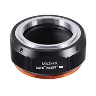 K&F Concept P Series Lens Mount Adapter KF-42X.P (Converts M42 Mount Lenses to Fujifilm X Mount)