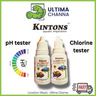 Kintons pH Tester / Chlorine Tester 10g test kit for freshwater aquarium fish tank