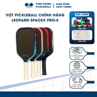 Genuine LEOPARD Space X Pro-S 16mm Pickleball Racket | Toray Carbon Surface | Gen 3 Foam | 6 Colors 