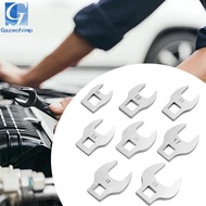 [Gazechimp] 8x 3/8 Inch Drive Crowfoot Wrench Set Professional Easy to Use 10 to 19mm