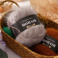 [UP] 2PCS Multi-Colored Alpaca Mohair Gradient Dyed Mohair Hand-Knitted Medium-Thi Pattern Baby Wool