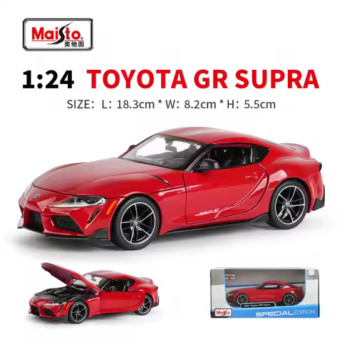 Maisto 1:24 GR Supra Static Die Cast Vehicles Collectible Model Car Toys