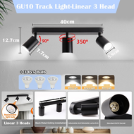 CHENBEN ไฟสปอตไลท์แบบเปลี่ยนได้ ไฟติดเพดาน LED Gu10 ไฟติดรางกลม 220V ไฟสปอตไลท์ หลอดไฟ GU10 แบบเปลี่