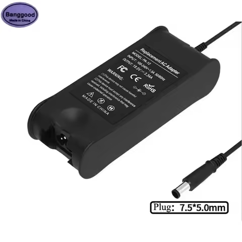 19.5V 3.34A 7.5x5.0mm 65W Laptop AC Power Adapter Charger For Dell HA65NS5-00 09RN2C DA65NM111-00 LA