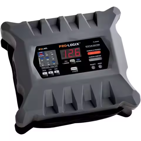 Clore Automotive PL2320 20-Amp Fully-Automatic Smart Charger, 6V and 12V Battery Charger, Battery Ma