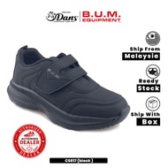 Dan's X BUM Equipment Kasut Sekolah Kanak-Kanak - Hitam CS817 Back To School Shoes Black
