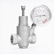 [.667.]304 stainless steel piston pressure reducing valve YZ12X adjustable branch pipe inner screw t