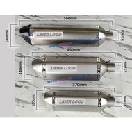 MUFFLER EXHAUST SIMILAR AKRAPOVIC UNIVERSAL GTR1400 VERSYS R1200GS R1200RT FJR1300 Z800 PNP SET only