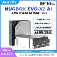 GMKtec NUCBOX EVO-X2 AI Ryzen AI MAX+395 AMD Radeon 8060S LPDDR5X 8000MHz M.2 PCIE4.0 Gaming MINI PC