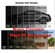 Usa Tinted Nano Ceramic Black 5 20 30 70 High Ir Tinted Uv Car Window Film Tinted And Building Tinte