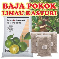 Baja Pokok Limau Kasturi Untuk Berbunga Banyak Berbuah Lebat Pokok Akar Kuat Tahan Penyakit NPK 12-1