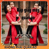 Making a pair of modern ao dai for Mother (S-XXL) and Baby (1-8 years old) - 52163