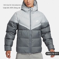 Nike | Áo Khoác Lông Vũ Chống Gió Ấm Áp Có Mũ Trùm Đầu Nam Nike Chính Hãng
