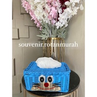 Rattan Basket Character Tissue Box Home Decoration Rattan Tissue Box Souvenir Rattanjepara